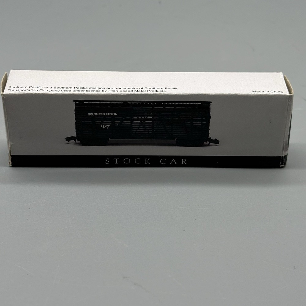 Southern Pacific N Gauge 421 D&RGW Stock Car Road No. 39386 High Speed Model